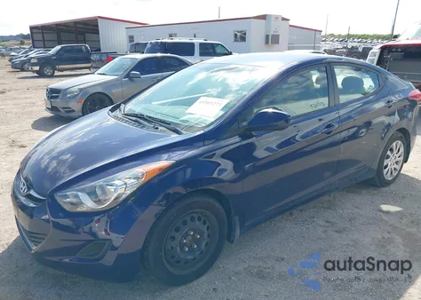 2013 Hyundai Elantra Gls from USA, damaged, VIN 5NPDH4AE4DH210377